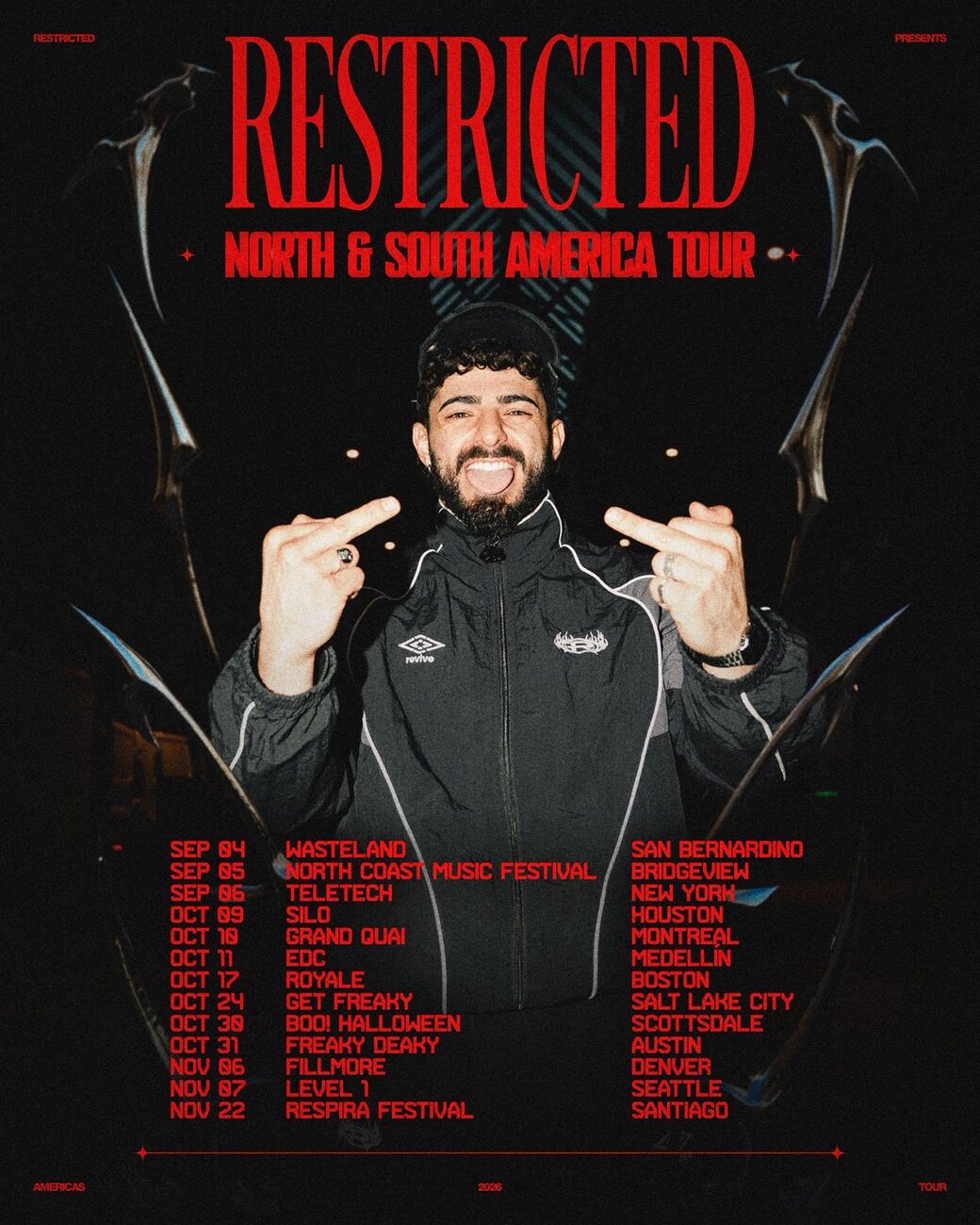 RESTRICTED North & South America Tour 2026